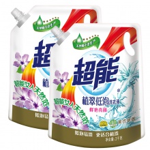 【美妆一号商城】超能植翠低泡洗衣液鲜艳亮丽2kg*2椰油低泡护衣护色