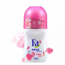 【美妆一号商城】Fa走珠香体液-清雅玫瑰50ml（33128）