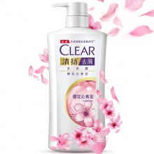 【美妆一号商城】清扬洗发水樱花沁爽750ml（24187）