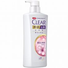 【美妆一号商城】清扬洗发水樱花沁爽750ml（24187）