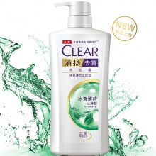 【美妆一号商城】清扬洗发水冰爽薄荷750ml（19220）