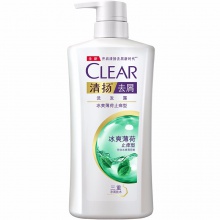 【美妆一号商城】清扬洗发水冰爽薄荷750ml（19220）