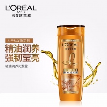 【美妆一号商城】欧莱雅（LOREAL）精油润养洗发水400ml（补水滋润秀发洗发露）（新老包装随机发货）